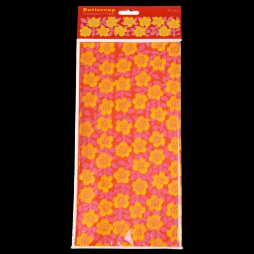 30 sheets greaseproof paper - Floral