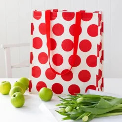 Shopping bag - Spotlight red on white