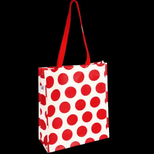 Shopping bag - Spotlight red on white
