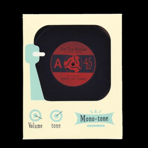 Silicone coasters (set of 6) - Vinyl record