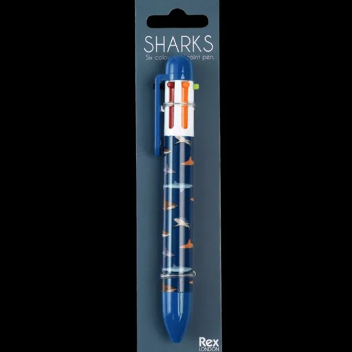 Six colour pen - Sharks