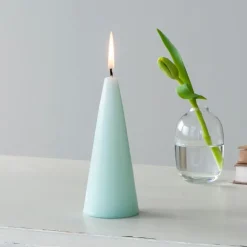 Small cone candle - Mint Green