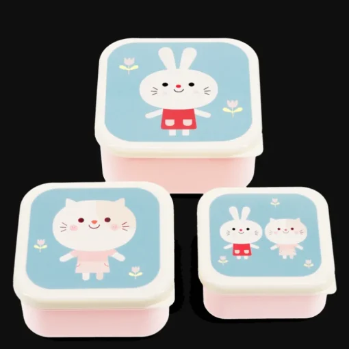 Snack boxes (set of 3) - Lottie and Friends