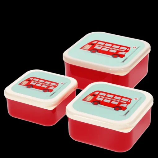 Snack boxes (set of 3) - TfL Routemaster Bus