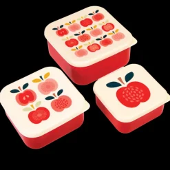 Snack boxes (set of 3) - Vintage Apple