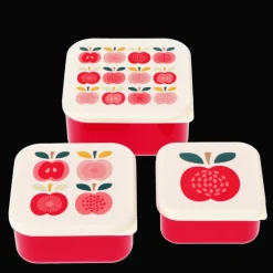 Snack boxes (set of 3) - Vintage Apple