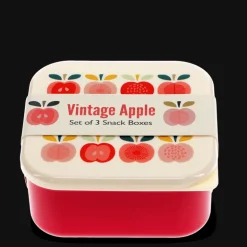 Snack boxes (set of 3) - Vintage Apple