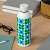 Stainless steel bottle 500ml - Blue and green Daisy