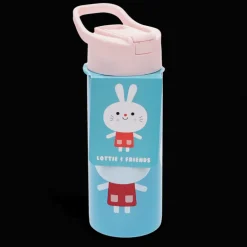 Stainless steel bottle with push button lid 500ml - Lottie and Friends