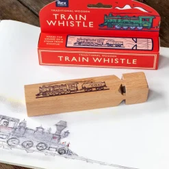 Steam train sound wooden whistle - Classic