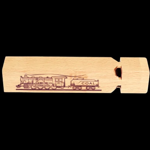 Steam train sound wooden whistle - Classic
