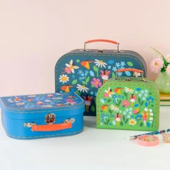 Storage cases (set of 3) - Fairies in the Garden