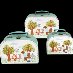 Storage cases (set of 3) - Woodland Friends