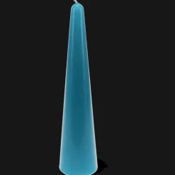 Tall cone candle - Dark blue