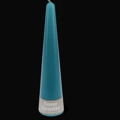 Tall cone candle - Dark blue