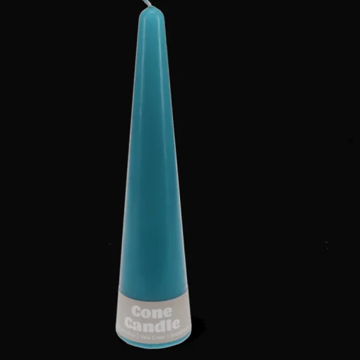 Tall cone candle - Dark blue