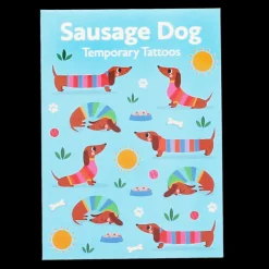 Temporary tattoos - Sunny Sausage Dog