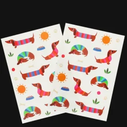 Temporary tattoos - Sunny Sausage Dog
