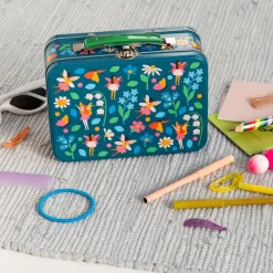 Tin case - Fairies in the Garden