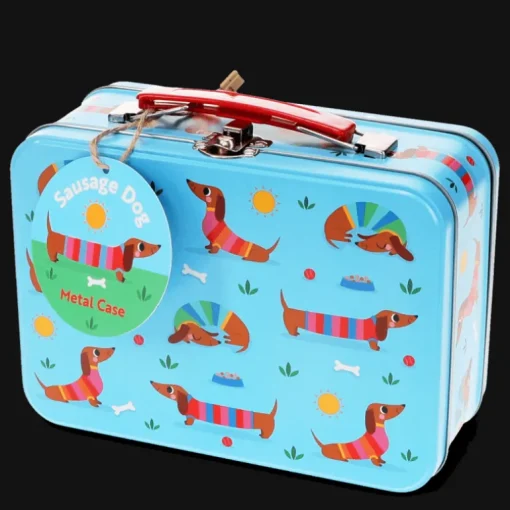 Tin case - Sunny Sausage Dog