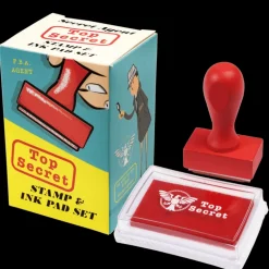 Top Secret stamp and ink set - Secret Agent