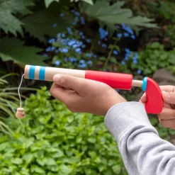 Traditional wooden pop-gun