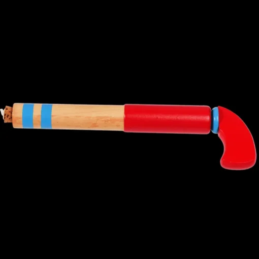 Traditional wooden pop-gun