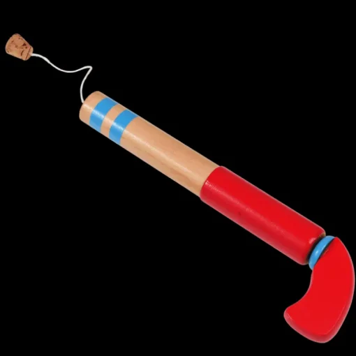 Traditional wooden pop-gun