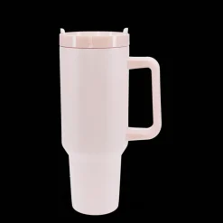 Travel tumbler with handle (1.2Ltr) - Light pink