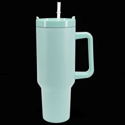 Travel tumbler with handle (1.2Ltr) - Eggshell blue