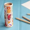 Tube of colouring pencils - Colourful Creatures