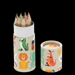 Tube of colouring pencils - Colourful Creatures