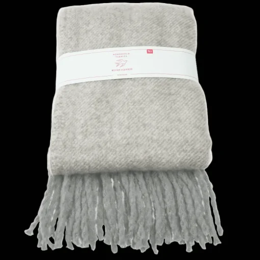 Ultra soft woven blanket (127 x 152cm) - Light grey