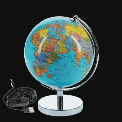 USB world globe light (14.2cm) - Classic