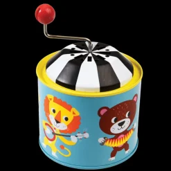Winding tin music box - Animal Band