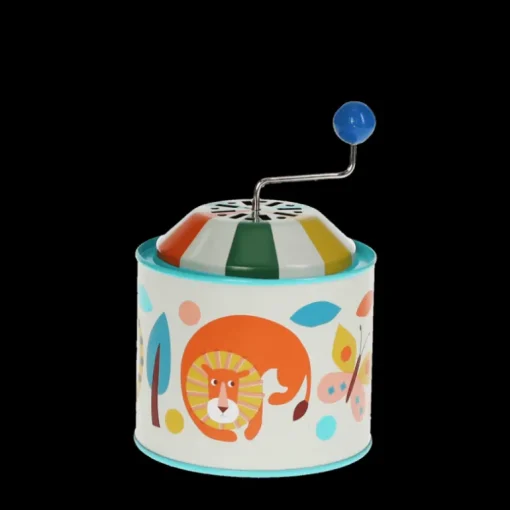 Winding tin music box - Wild Wonders