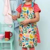 Wipeable cotton children's apron - Wild Wonders