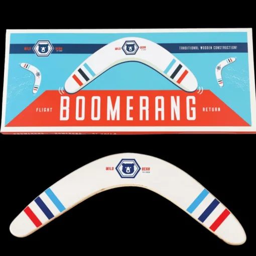 Wooden boomerang - Wild Bear