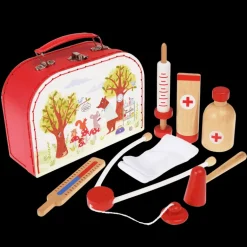 Wooden doctor's play set - Woodland Friends