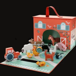 Wooden farm playset