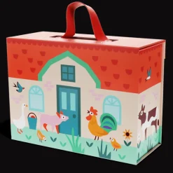 Wooden farm playset