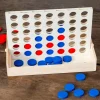 Wooden Four in a Row game set