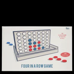 Wooden Four in a Row game set