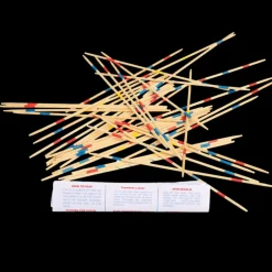 Wooden pick up sticks game