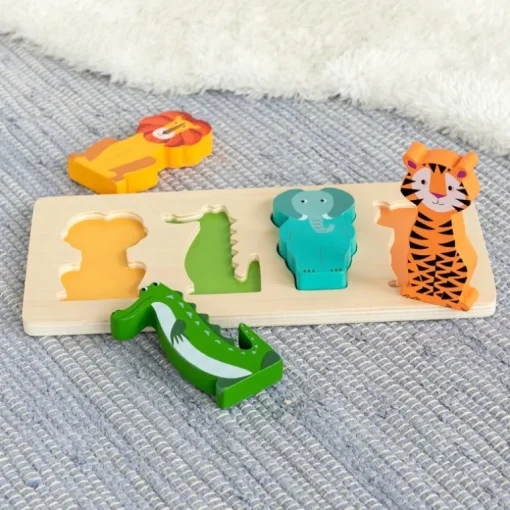 Wooden puzzle - Colourful Creatures