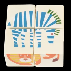 Wooden puzzle cubes - Wild Wonders