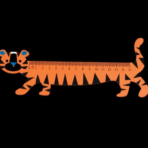Wooden ruler - Tiger