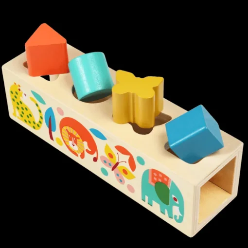 Wooden shape sorter - Wild Wonders