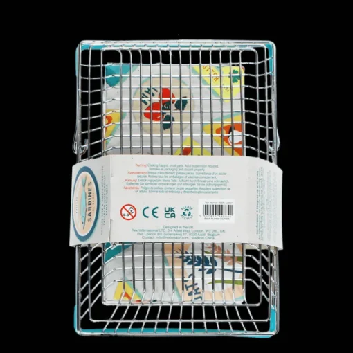 Wooden shopping playset with basket