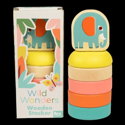 Wooden stacker - Wild Wonders